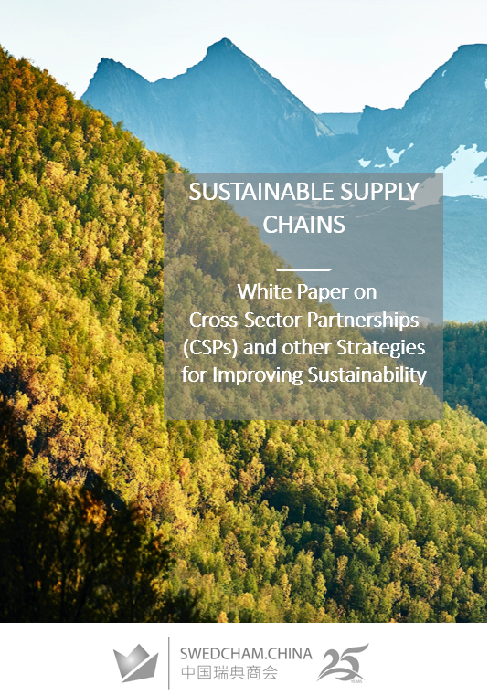 SUSTAINABLE SUPPLY CHAINS: White Paper on Cross-Sector Partnerships (CSPs) and other Strategies For Improving Sustainability
